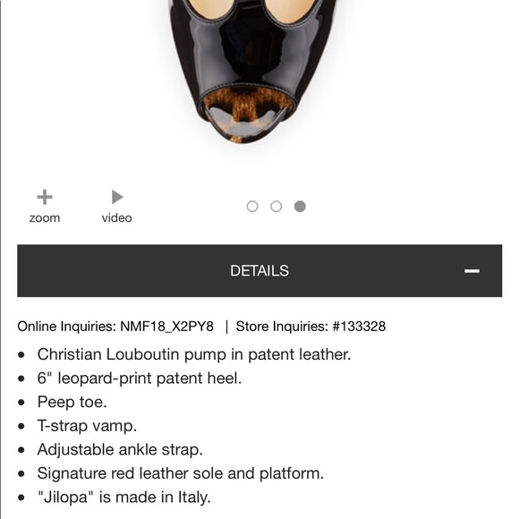 Christian Louboutin Jailopa patent red sole pump - Picture 8 of 8